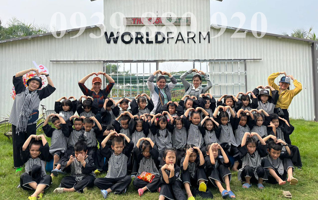 Tour Học Sinh Trải Nghiệm Làm Nông Dân Trong World Farm 1 ngày - Hình 1